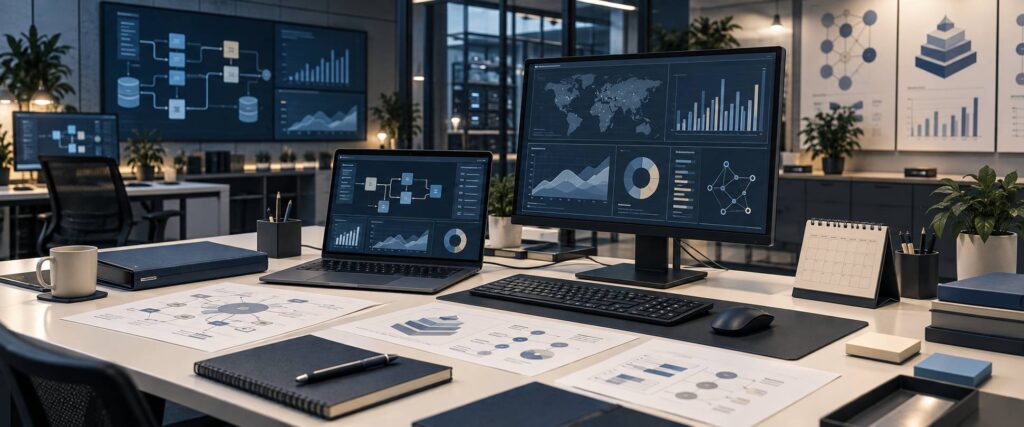 Illustration éditoriale du sujet : Pentaho : suite BI open source, modules et alternatives
